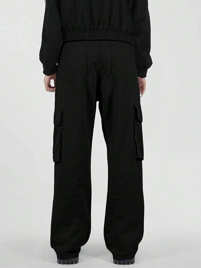 Lymio Cargo for Men || Cotton Cargo Pant || Drawstring Waist Pant (Also Available in Plus Sizes) (141-144)
